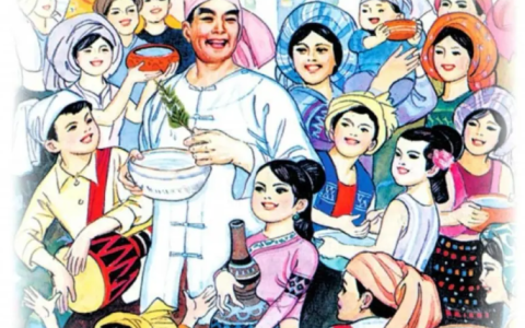 观看插图，在课文中找出描写周总理样子的句子