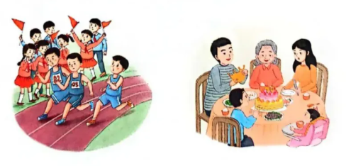 四年级第五单元初试身手：依据刚才总结的方法，发挥想象，分别把两幅图的内容写具体-晓语共读