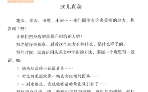 这儿真美范文