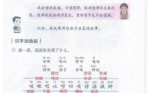 三年级下册《语文园地八》课堂笔记全文