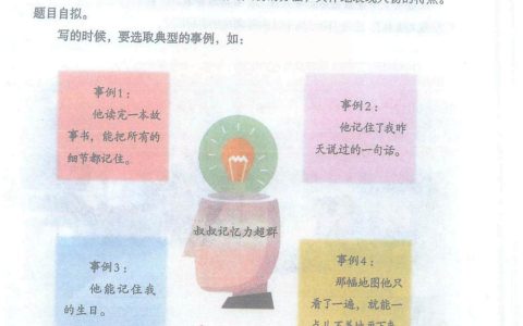 习作《形形色色的人》课堂笔记全文