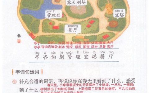 二年级下册《语文园地一》课堂笔记全文