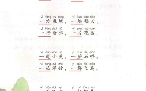 《场景歌》课堂笔记全文