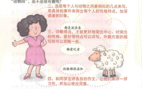 习作《小小“动物园”》课堂笔记全文