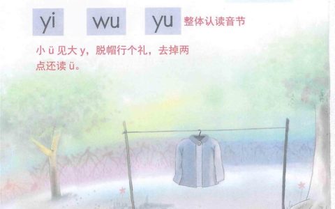 《i u ü y w》课堂笔记全文