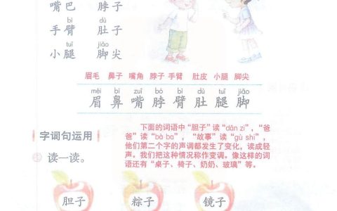 一年级下册《语文园地四》课堂笔记全文