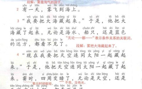 《雾在哪里》课堂笔记全文