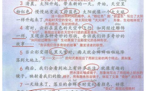 《我们奇妙的世界》课堂笔记全文