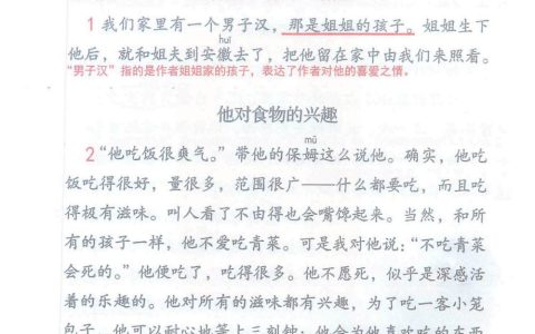 《我们家的男子汉》课堂笔记全文